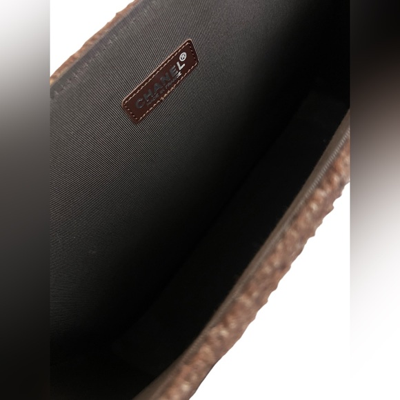 Chanel brown wool tote - Picture 5 of 10